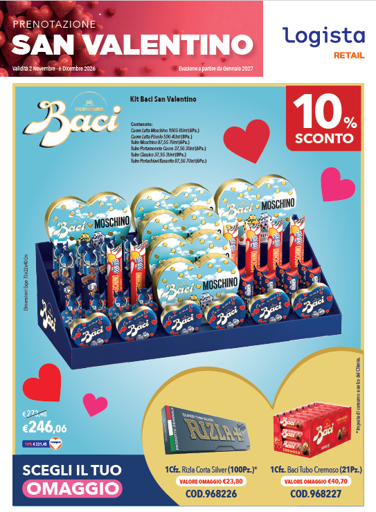 Prenotazione San Valentino 2026