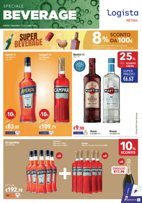 Volantino Speciale Beverage Novembre 25