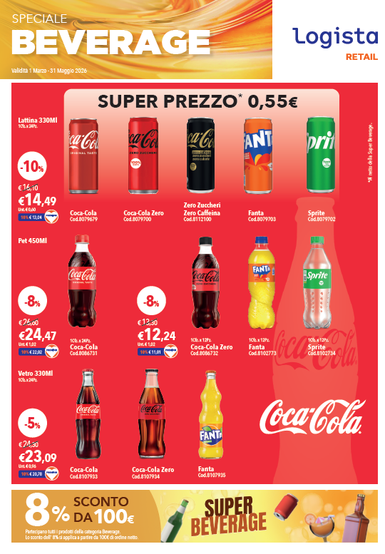 Volantino Speciale Beverage Marzo 26