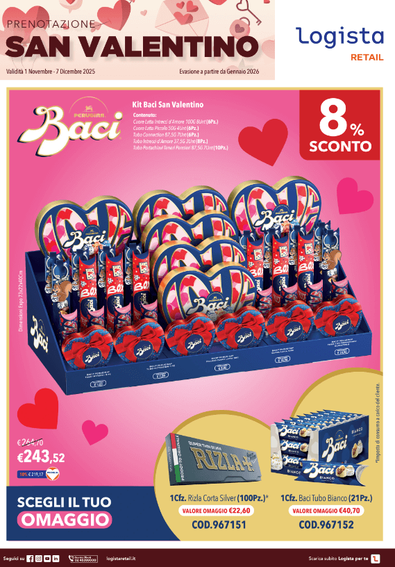 Volantino Prenotazione San Valentino