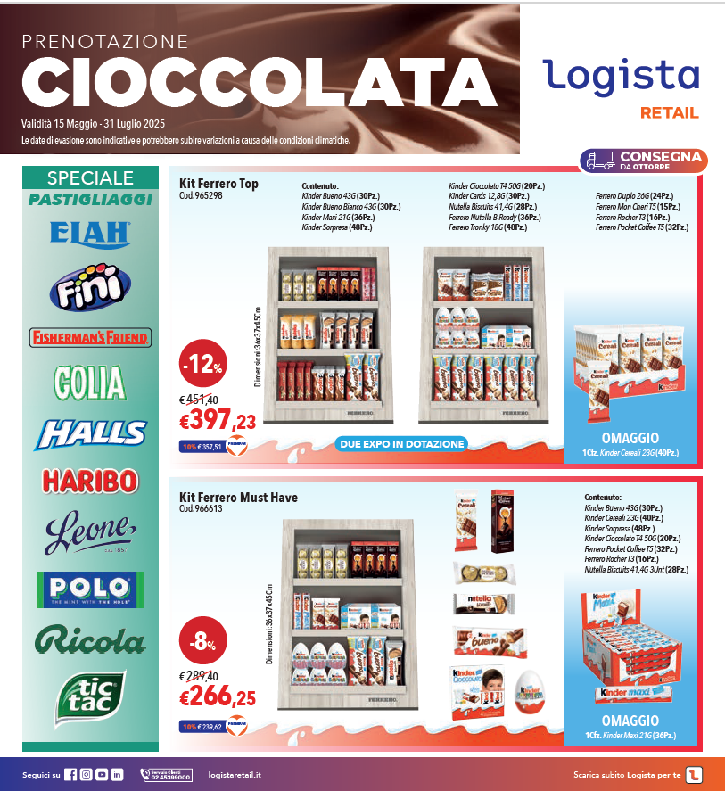 Volantino Prenotazione Cioccolata 2025