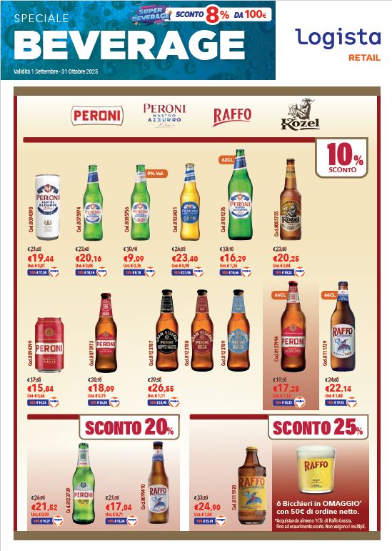 Volantino Speciale Beverage Settembre 25